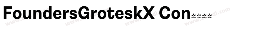 FoundersGroteskX Con字体转换
